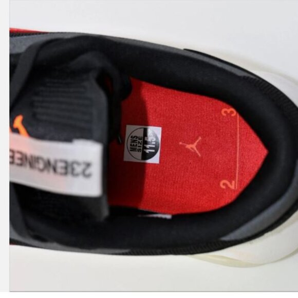 Jordan Air 200E Shoes Black Chile Red DC9836-086 Men's Size 11.5 Nike New - Picture 8 of 13